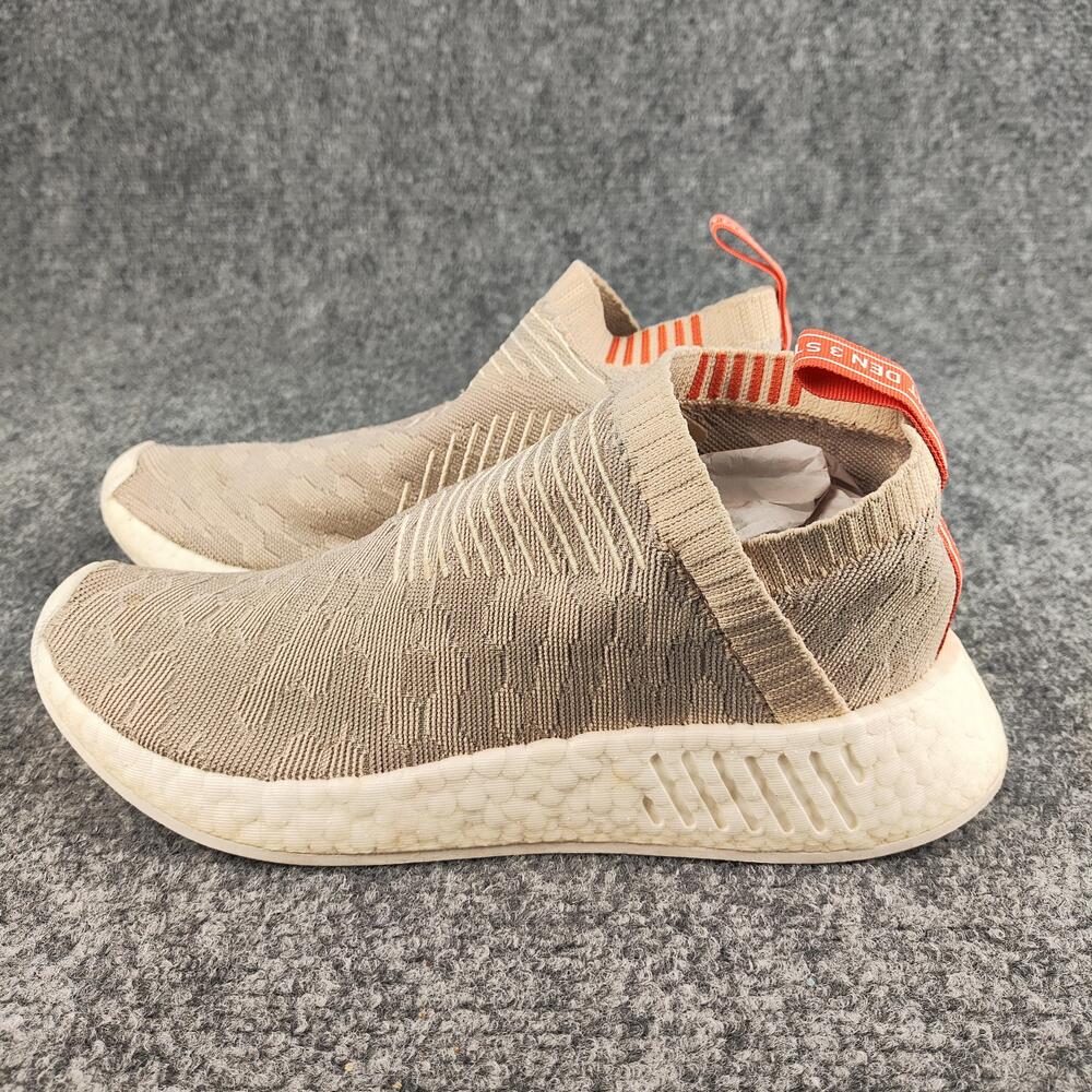 Adidas NMD_CS2 Shoes Womens Size 7.5 Beige Knit Slip On Casual Sneakers CQ2039